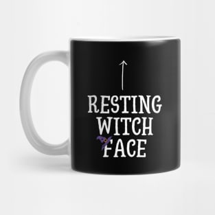 Resting Witch Facer with Witch Hat Mug